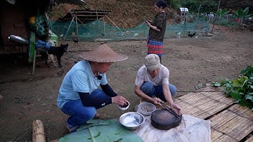 Cầu Cáng Dào ( T 116 )| Mở đường đến khu rừng đầu bản - A Nhà nướng vịt mời anh em