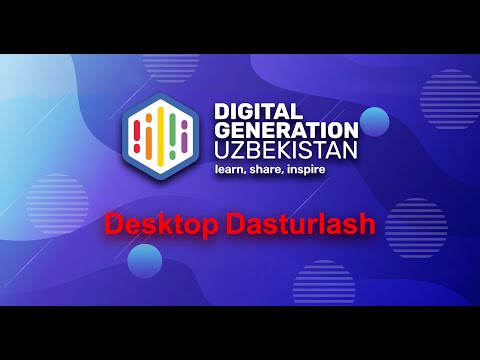Desktop Dasturlash#2