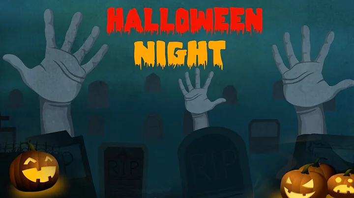 Halloween Night Nursery Rhymes - Halloween Song for Children with lyrics by Kids Yogi