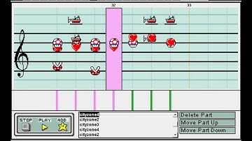 Metropolis Zone Mario Paint Composer