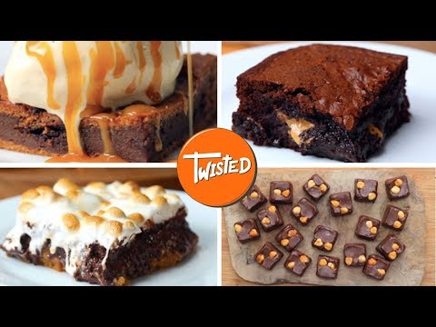 Chocolate Brownies 7 Ways  Delicious Brownies  Best Chocolate Desserts  Twisted