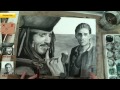 How to Paint William Turner (Orlando Bloom) Step by Step Portrait