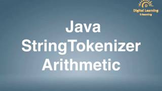 24 Java StringTokenizer Arithmetic | Online Training Download app from below link