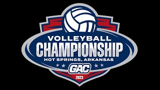 #theGAC 2023 VOLLEYBALL: Quarterfinal #2 - #2  Oklahoma Baptist vs #7 Ouachita Baptist