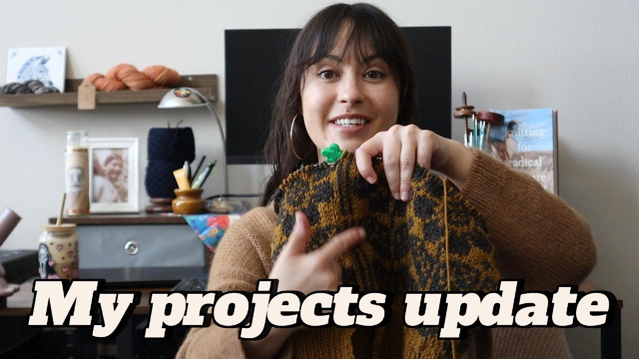 Projects update! Joining the #ASweaterForSummer KAL - YouTube