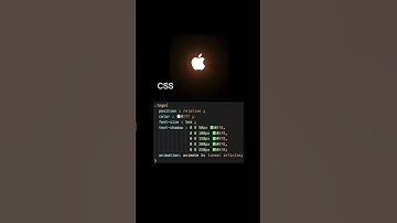 making logo for Apple Using Html & Css #mr #figma #webdesign #html #designer #ui #css3 #csgo #ux