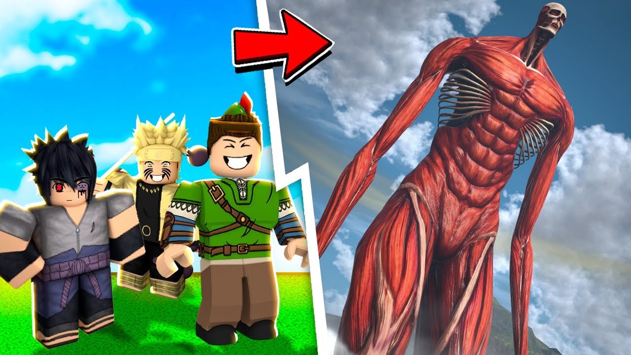 CONSEGUI O MUNDO DO ATTACK ON TITAN NO ROBLOX!! (ANIME WORLDS