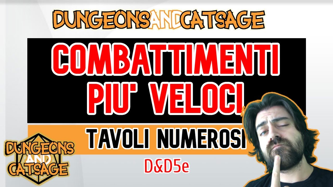 Combattimenti più veloci - Tavoli numerosi - Come fare?- D&D 5e