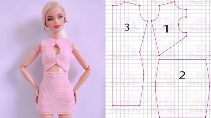 moldes de roupas para bonecas barbie para imprimir - Pesquisa Google   Barbie clothes patterns, Sewing barbie clothes, Barbie sewing patterns