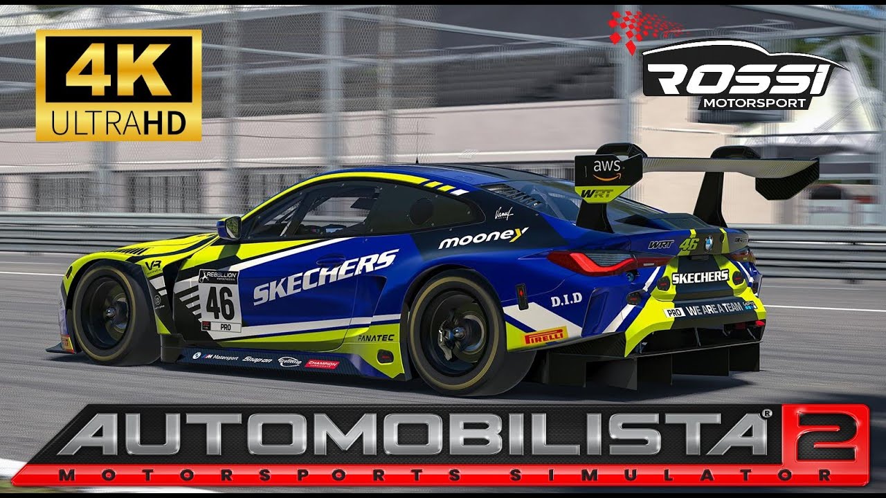 BMW M4 GT3 EVO / Valentino Rossi 2023 /  Full HD in 4K