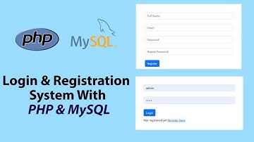 PHP Login &  Register System Tutorial For Noobs
