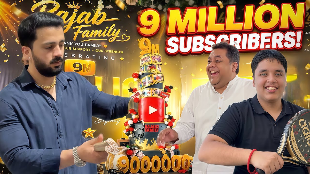 YouTube Suspend 🥺 Congratulation 9 Million Subscribers 🕊️ @rajabbutt94 rajabfamily #malikzaman #crew