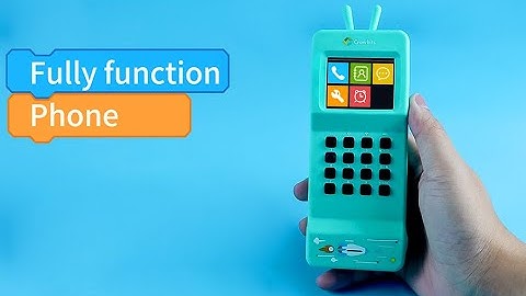 Using Magnetic Crowbits to DIY A Fully Functional Phone