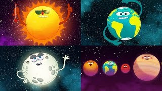 StoryBots Outer Space | Planets, Sun, Moon, Earth and Stars | Solar System Super Song | Fun Learning image
