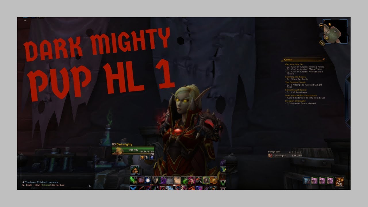 blood elf starting zone DarkMighty PVP HL 1