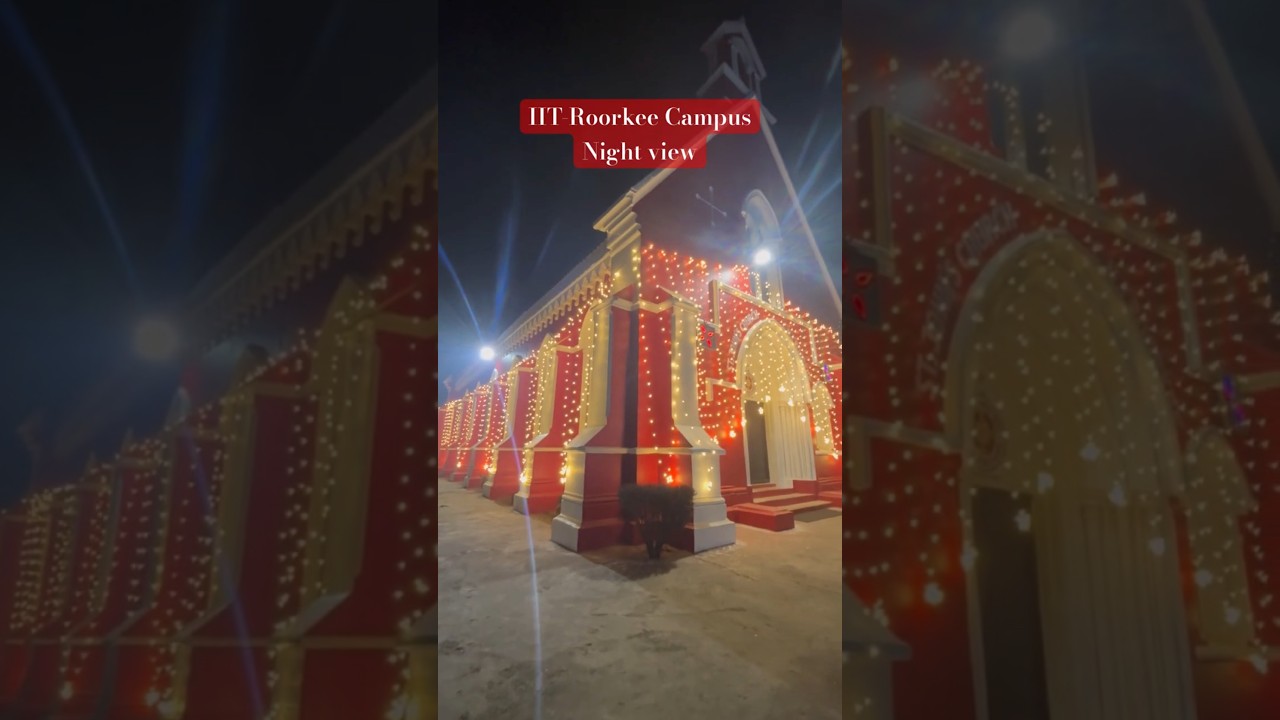 Beautiful Church inside IIT-Roorkee Campus 