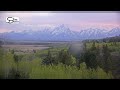 Teton Time Lapse of sunset viewed from Buffalo Valley on May 23, 2026