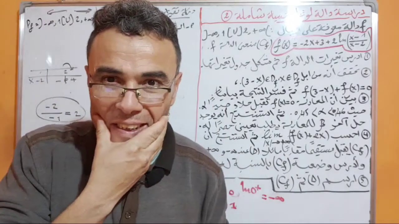 دراسة دالة لوغاريتمية شاملة رقم 2