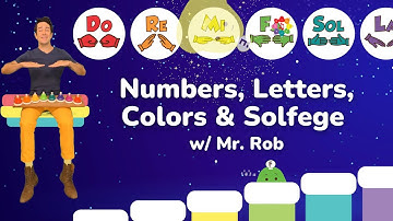 Pipes in C Major | Learn Colors, Numbers & Solfege Singing w Mr. Rob | Prodigies Music Lessons