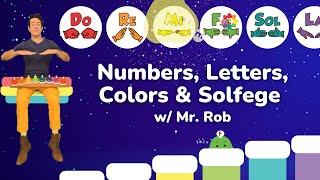 Pipes in C Major | Learn Colors, Numbers & Solfege Singing w Mr. Rob | Prodigies Music Lessons