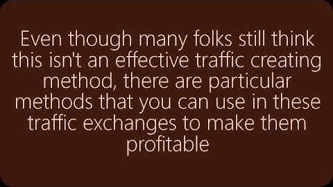 Using the best traffic exchanges for your online business