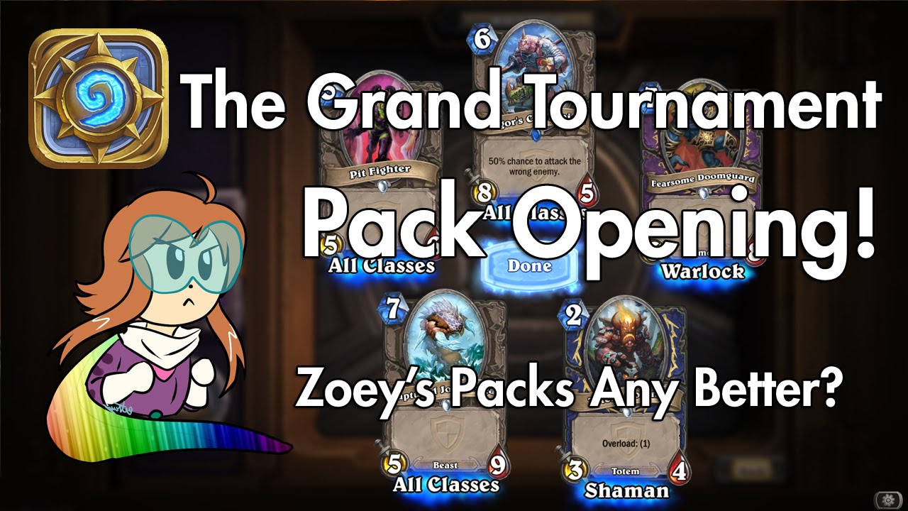 The Grand Tournament - 50+ Pack Opening! Zoey Edition
