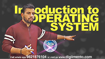 OS 01 Introduction to Operating System - GATE & NTA NET Computer Science