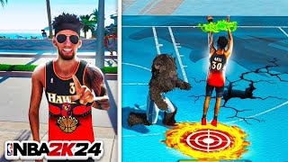 MY DEMIGOD FLOOR-SPACING SLASHER IS UNSTOPPABLE ON NBA 2K24! BEST BUILD & JUMPSHOT NBA 2K24