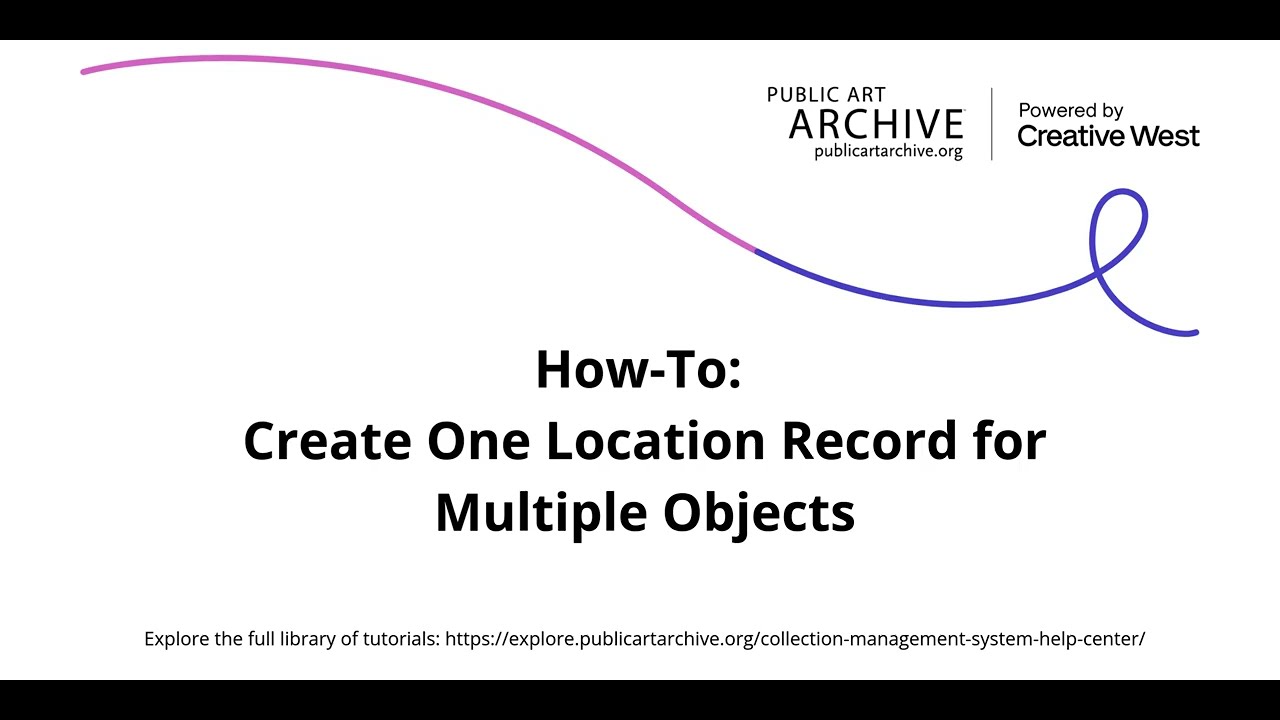 How To Create One Location Record for Multiple Objects - YouTube