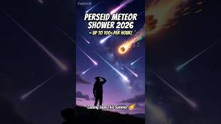 Perseid Meteor Shower 2026 – Up to 100+ Shooting Stars Per Hour Coming Soon! 🌠