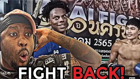 ISHOWSPEED vs. PRO MUAY THAI FIGHTER | Srotonn Reacts