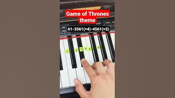Thumbnail of Game of Thrones (theme song) - piano tutorial