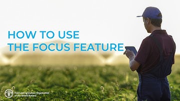 How to Use the Focus Feature on FAO Agro-informatics Platform