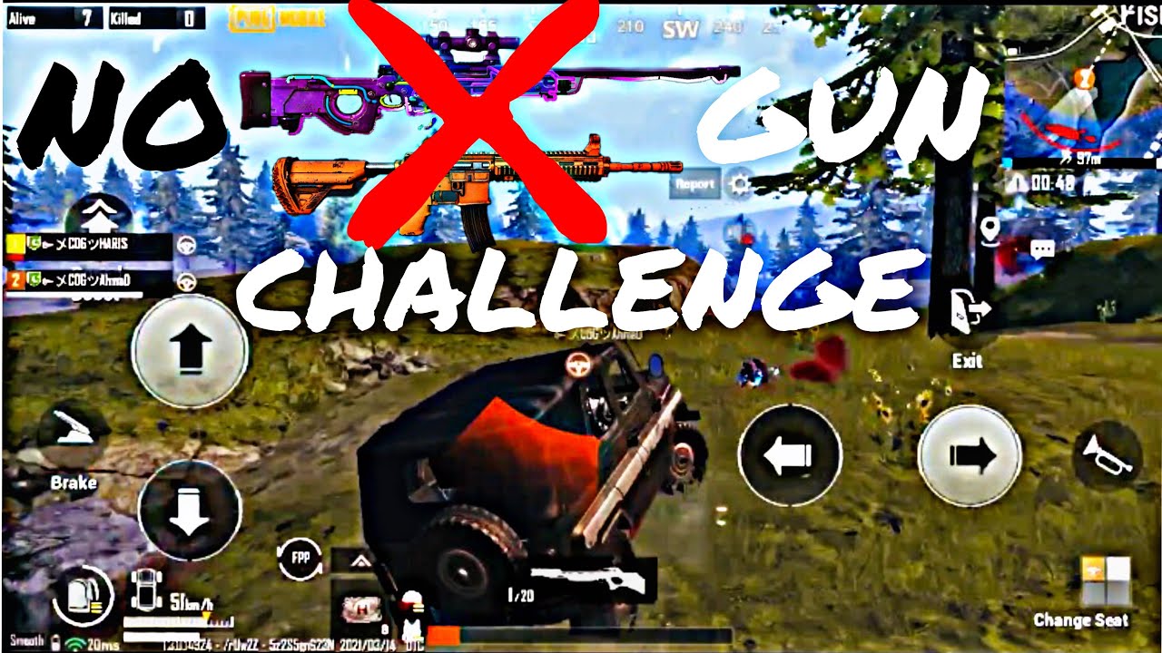 No Gun Challenge | CDG HARIS | PUBG MOBILE