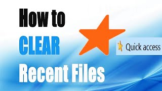 how to clear your recent files in windows 11.