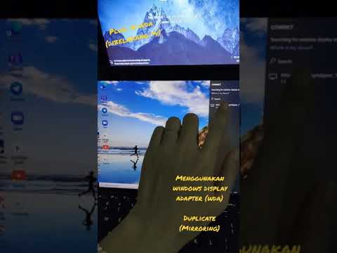 Menggunakan Microsoft Wireless Display Adapter (Duplicate Screen) Menggunakan Microsoft Wireless Display Adapter (Duplicate Screen)