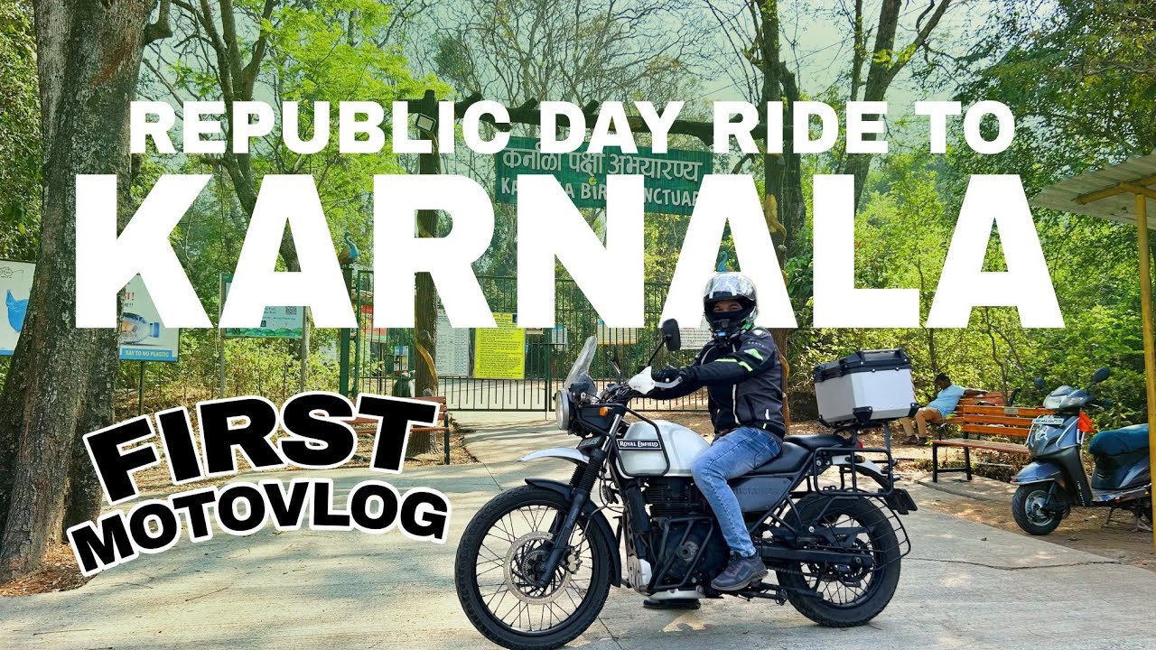 Republic Day Ride | Karnala Bird Sanctuary | First Motovlog | Himalayan | Navi Mumbaikar Pavan |