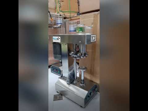 Video Máy ghép viền mí lon nhôm, lon nhựa bán tự động - youtube