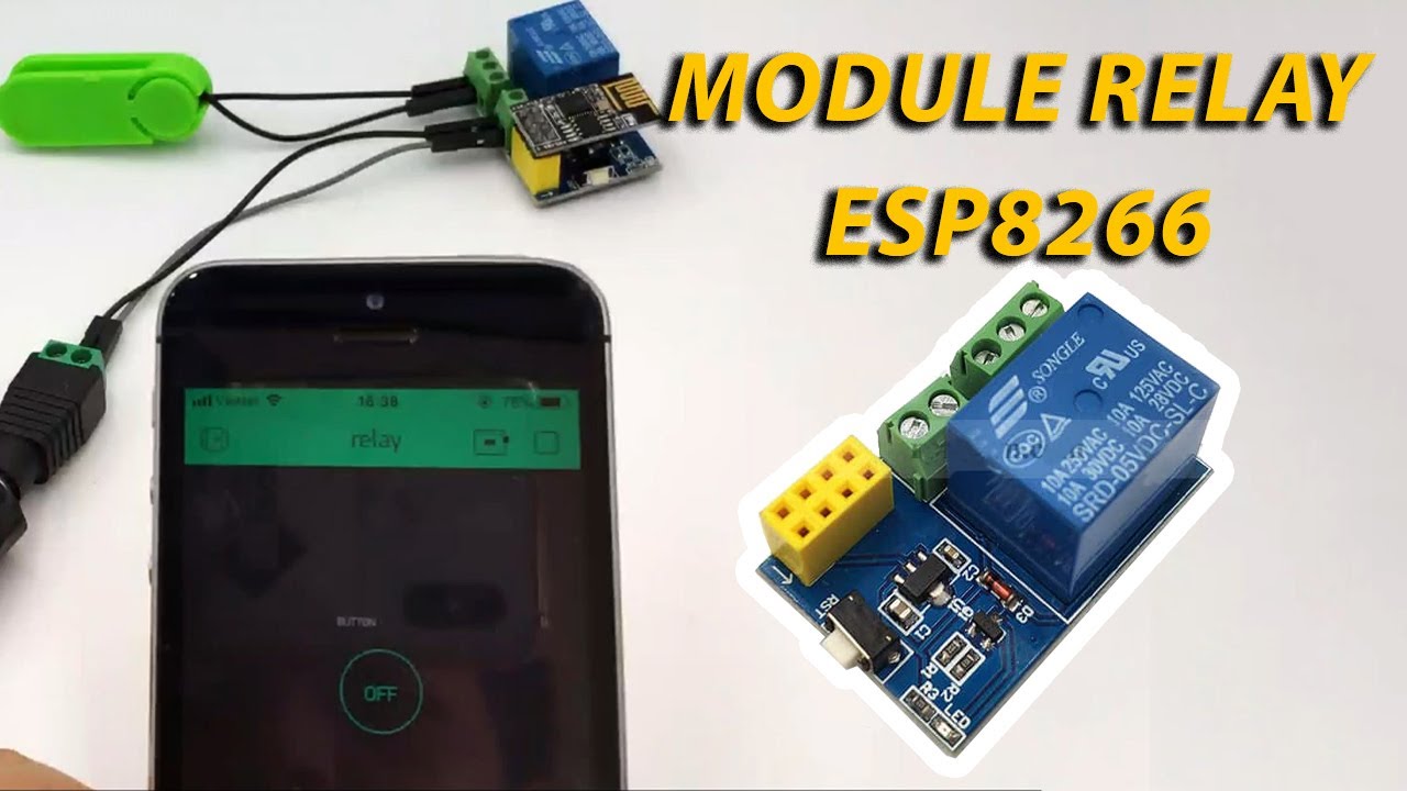 ESP8266 ESP-01S Relay Module | Kiểm tra sản phẩm trước khi bán tại Linh