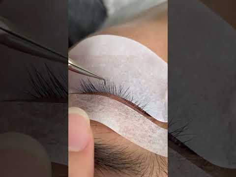Immersive false eyelashes Satisfying eyelashes #eyelashes #Satisfactory