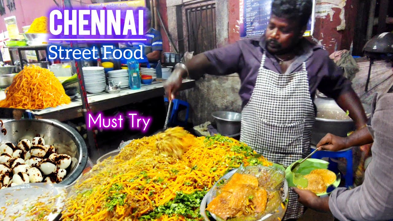 CHENNAI Top Street Foods Must Try | Burma Autho Kadai | Ghee UTAPPAM | Chennai street food 