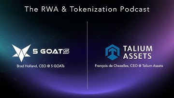 Advancing Real-World Asset Tokenization. Interview w the CEO of Talium Assets Francois de Chezelles