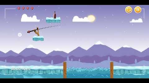 #shanzaygaming       Knock Down Bottles Snow World Level 4