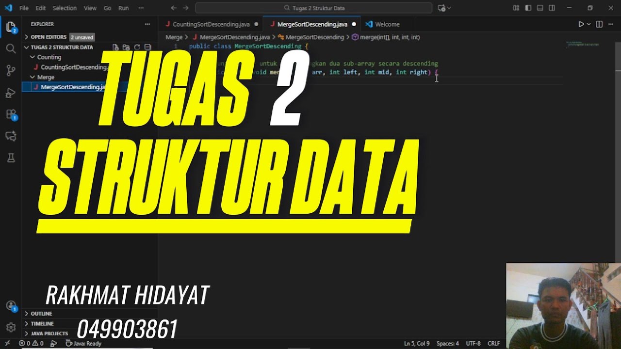 Tugas 2 Struktur Data - YouTube