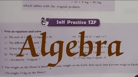 New learning composite mathematics class6 self practice 12f | Algebra | Schandclass6math| #class6