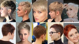Beautiful and sensational Short PIXIE HairCuts ideas for thick hairs//awesome Short PIXIE HairCuts