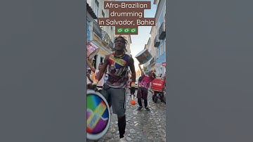 Thumbnail of Afro-Brazilian drumming in Salvador, Bahia 🇧🇷🇧🇷🇧🇷
