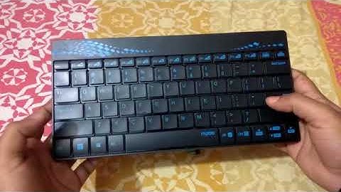 Rapoo 8000 Wireless Keyboard and Mouse combo