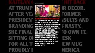 KAITLAN COLLINS FIRES BACK AT TRUMP WITH A BOLD CNN MUG!