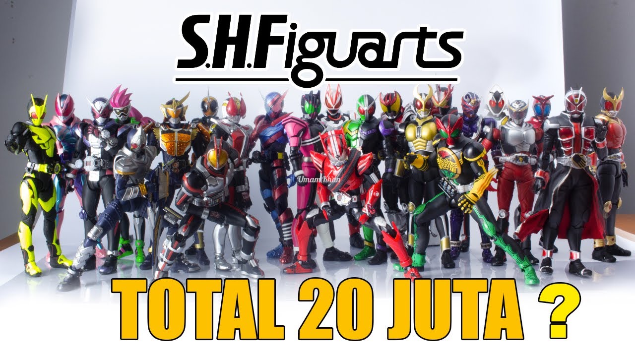 TOTAL 20 JUTA KOLEKSI SHFIGUARTS KAMEN RIDER KUUGA - GEATS